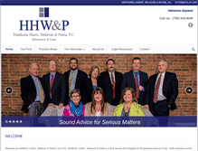Tablet Screenshot of henthornlaw.com